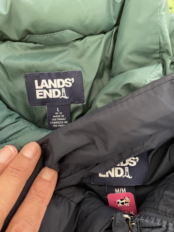 Lands' End Kids Thermoplume Packable Hooded Jacket - Medium - Blue Galaxy  Space : Target