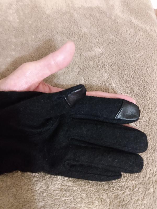 Gants Casual Tactiles en Laine Mélangée, Femme