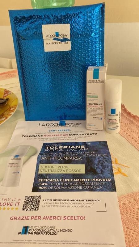 Ecco il mio prodotto ricevuto da testare