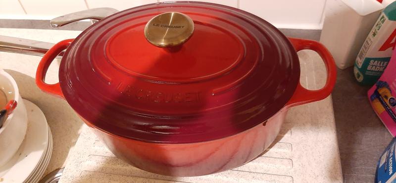 Cocotte En Fonte Le Creuset Signature 4,7 L - Ovale 29 Cm, Couleur Grenat, Fonte émaillée, Compatible Induction - 5