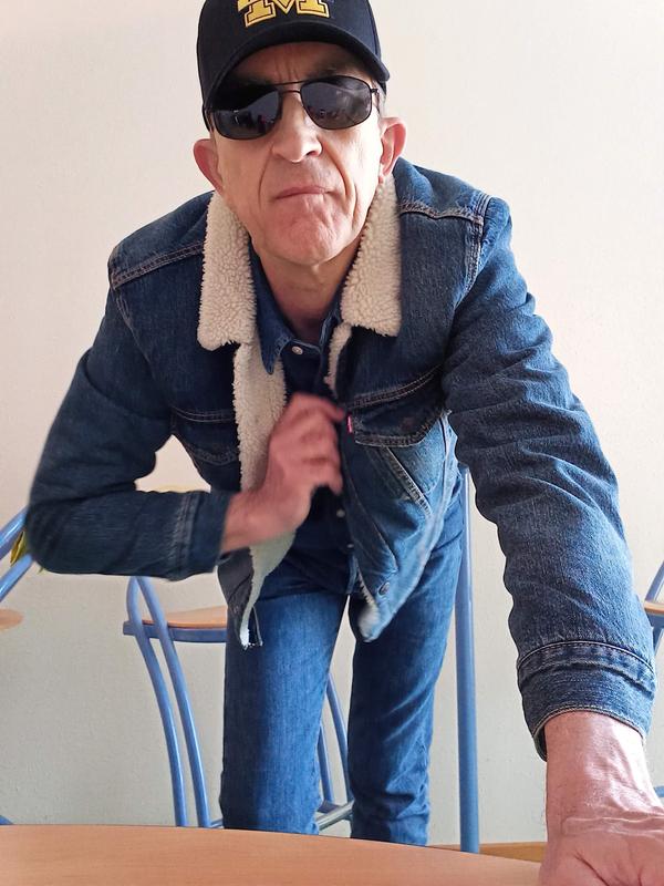 blouson denim sherpa