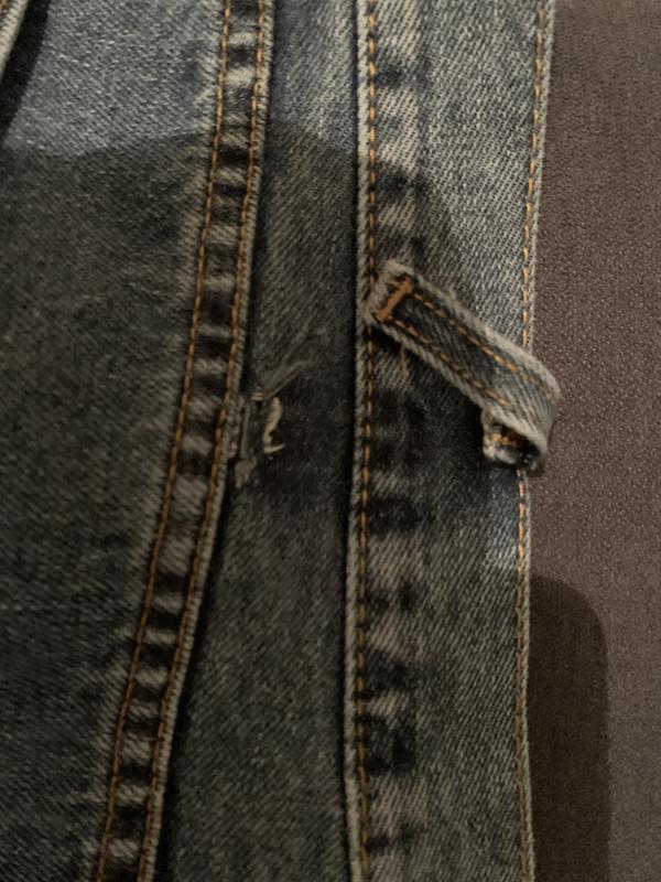 I have worn Levi’s for decades and this never happens until they have been worn for a long time. These happened in less than 10 times. Poor quality!!!