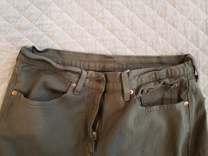 Waistband curled on these jeans, but not on any of my other Levi's jeans.