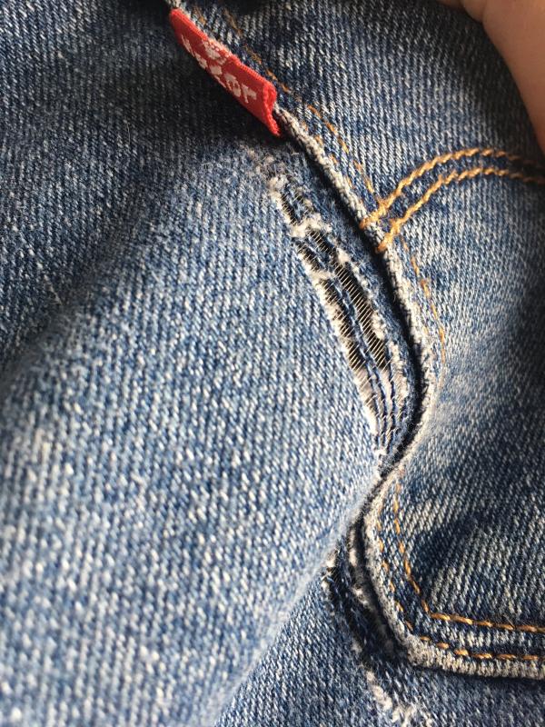 The Lycra is still together but I can’t wear them like this