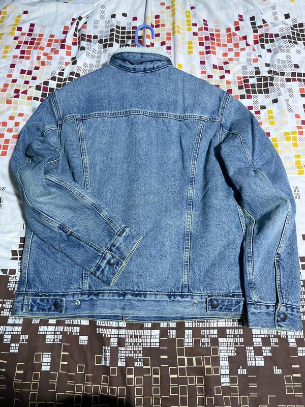 Casaca Jean con forro Sherpa