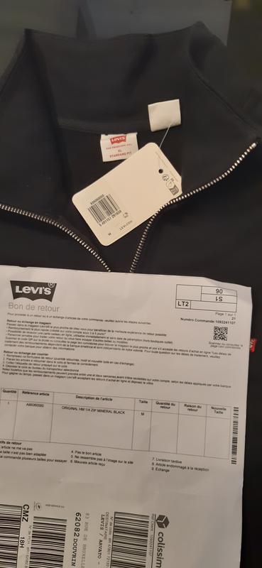 je le retourne mais pas d'échange