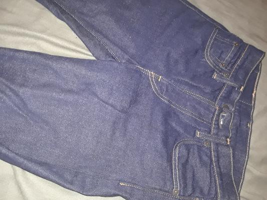 Indoors with flash. Great dark blue