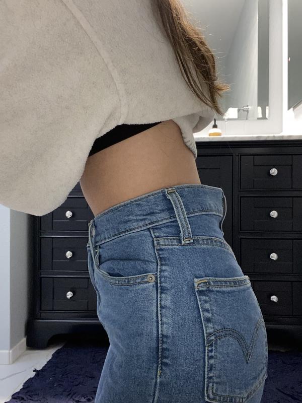 See what I mean? Sized down and they are still a little big but I don’t need a belt so I’m not mad about it