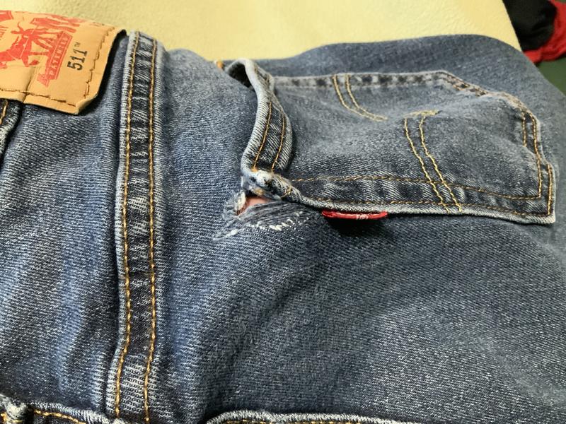 Newest pair of Levi tore