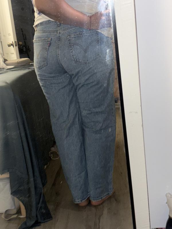 I’m a big girl and I’m pushing it a little bit in these jeans, but I’ve been steadily losing weight. I know they’ll fit better soon.