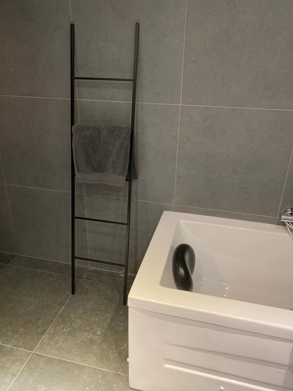 Oeganda Meerdere afvoer Decoratieve ladder Vincent - zwart - 160x37 cm | Leen Bakker