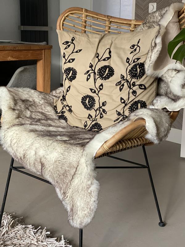 Fauteuil Jasmine - rotan/metaal naturel | Bakker