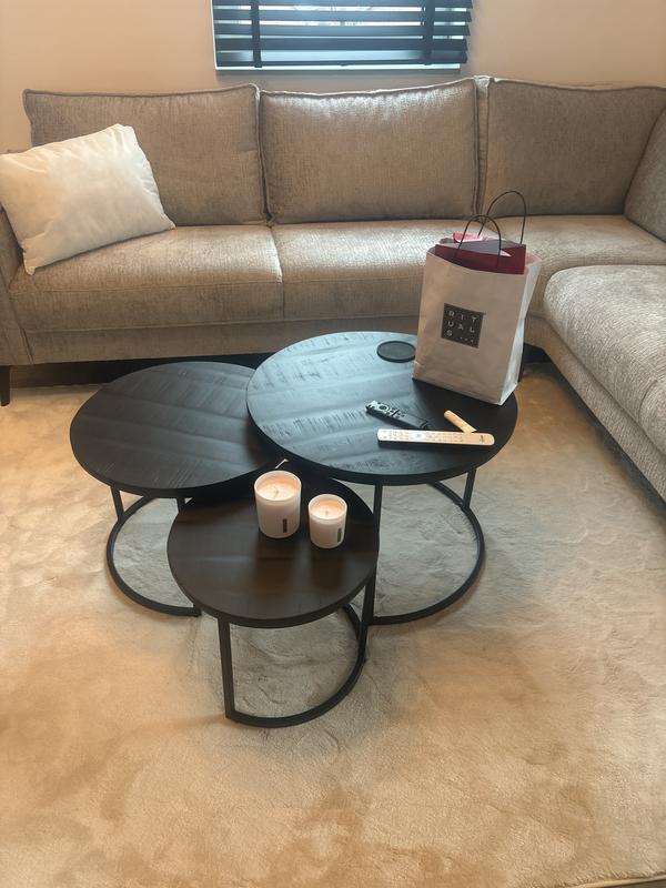 Fraaai Odila bijzettafel mangohout | set van 2