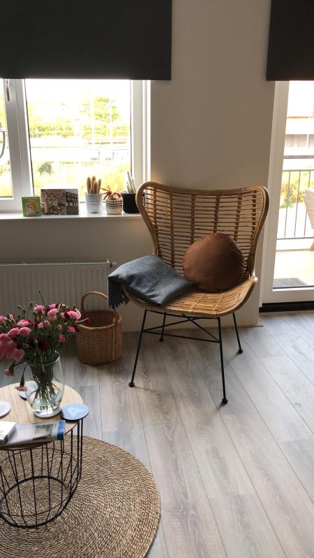 Fauteuil Jasmine - rotan/metaal naturel | Bakker