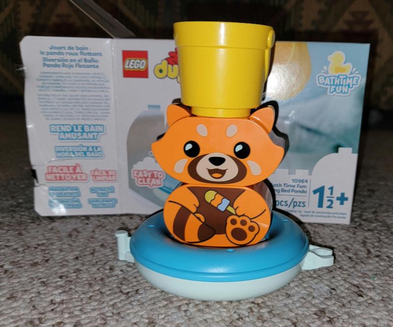 Jouet de bain - le panda rouge flottant LEGO Duplo 10964 - La