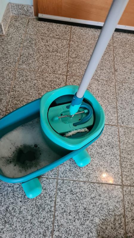 Clean Twist Mopp Set Mit Eimer - Mikrofaser Wischmopp Mit Auswringer