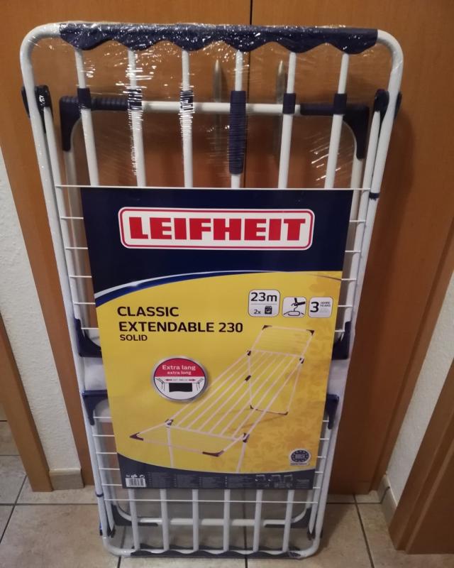 Leifheit Tendedero De Pie Con Alas Classic Extensible 230 Solid