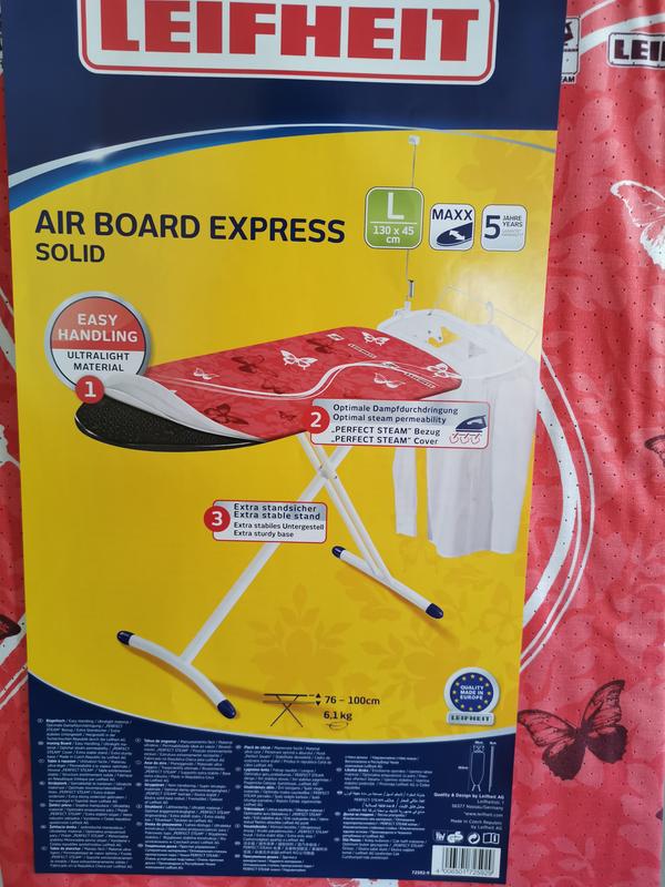 Leifheit Table à repasser AirBoard Express L Maxx 130 x 45 cm