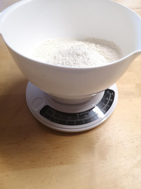 Soehnle Culina Pro 5 kg, balance de cuisine mécanique, blanche