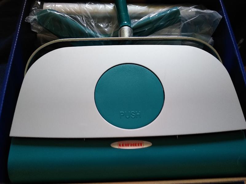 Scopa Leifheit Regulus Supra 11950 - Verde, Con Manico Pieghevole Per Pulizie Facili - Foto 11