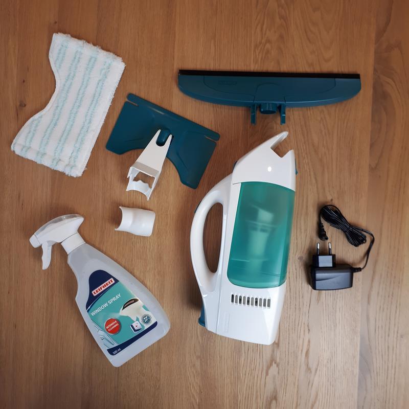 Set Lavavetri Aspirante Dry & Clean con manico e tergivetro