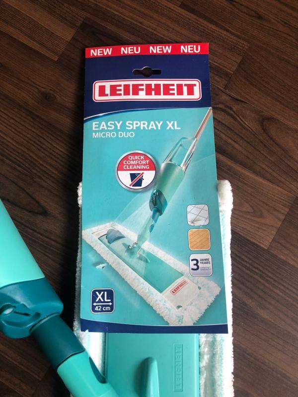 Leifheit Easy Spray XL balai-vaporisateur confort, vert (56690)