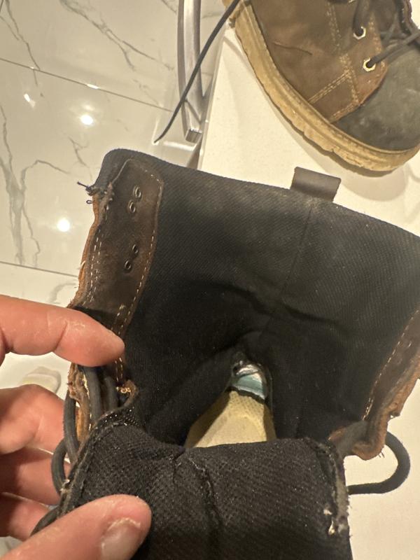 Talon qui s’effrite en morceaux