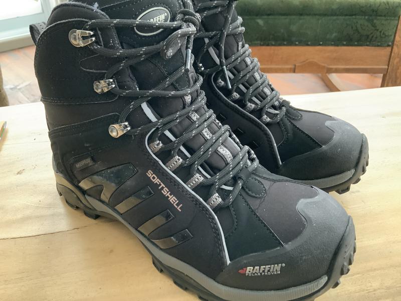 My new pair after 10 uses (with snowshoes).  They are still perfect