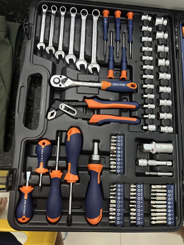 Coffret d'outils de mécanicien 110 pièces DEXTER, mallette