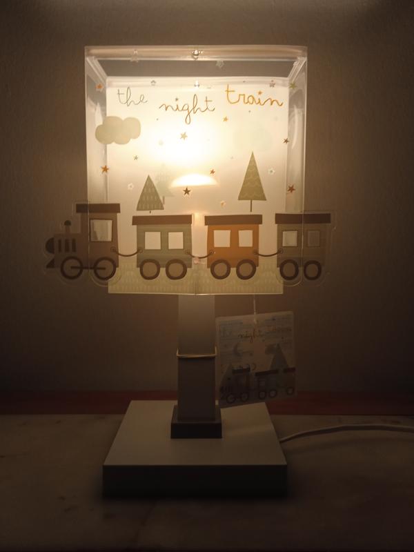 Lámpara Colgante Infantil The Night Train De Dalber - Diseño Tren Multicolor, Pantalla Fluorescente, Altura Ajustable