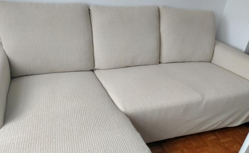 Funda sofá elástica Erik gris 3 plazas