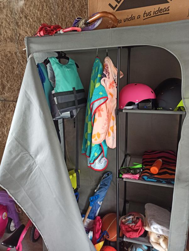 con cremallera SPACEO gris 180x100x45cm Leroy Merlin