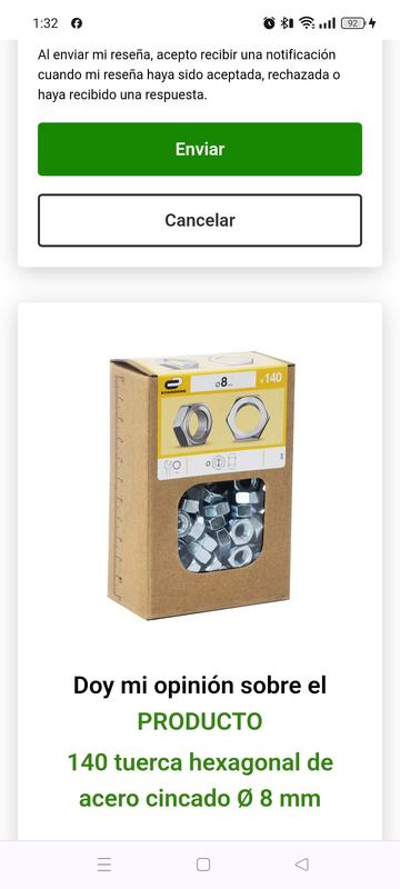 Abrir modal de revisión 1 de 1