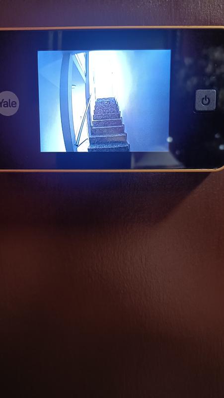 Mirilla digital Kiku con pantalla de 3,2 y cámara dorada visión 105º