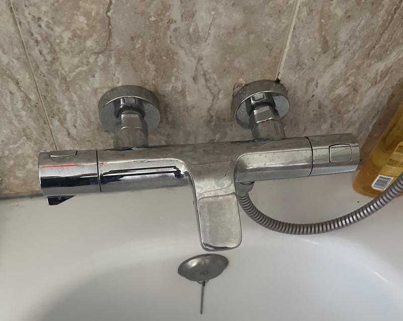 Grifo termostático para baño-ducha Roca T-2000 cromado