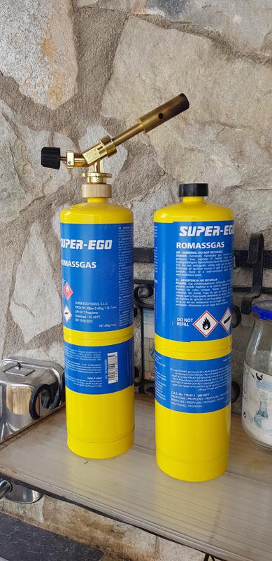 Botella de gas profesional ROMASSGAS - SUPER-EGO SEH24600 - SIA Suministros