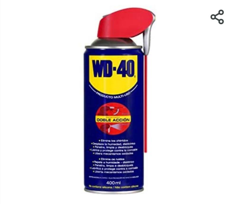 WD40 Spray lubricante multiusos doble accion 500 ml