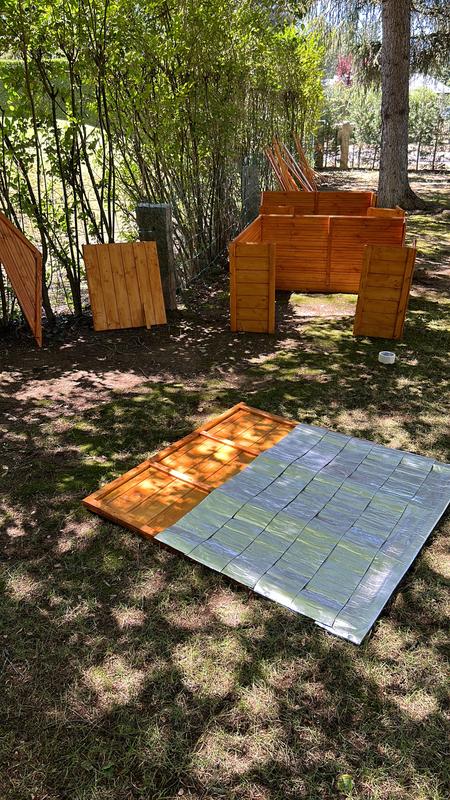 Casita de madera para niños con porche lateral Sarah — jardineriadelvalles