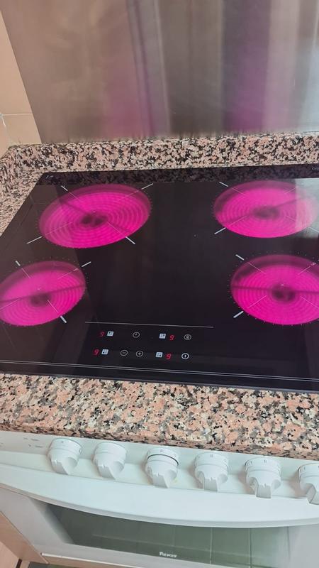 Piano Cottura In Vetroceramica Teka TCC 64310 TTC BK 60 Cm, 4 Zone High Light Con Touch Control E Power Plus