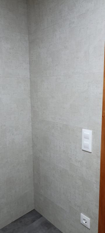 Revestimiento de pared de PVC Artens blanco brillo de 70x0,42x40 cm