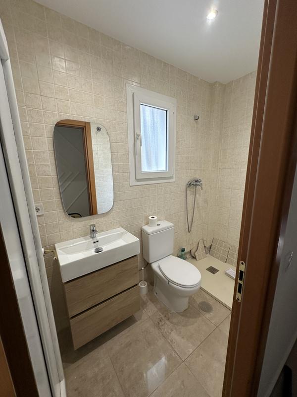 Mueble de baño con lavabo Espacio L negro 60x35 cm