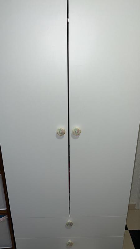 Armario ropero puerta abatible TUC blanco Artik 81x180x52 cm