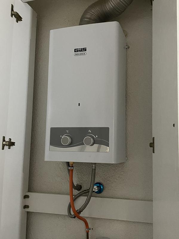 Termo Electrico 50 Litros Calentador Gas Natural 13L Estanco Y