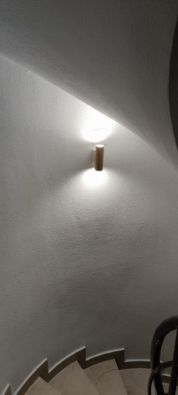 Faretto decorativo senza fonte luminosa 1 luci Yazy legno in alluminio GU10  5W INSPIRE