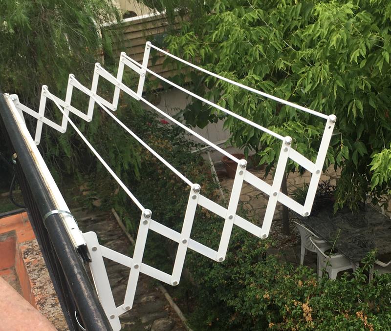 Tendal Tendedero Acero Tendal Abatible Pared Plegable Pared