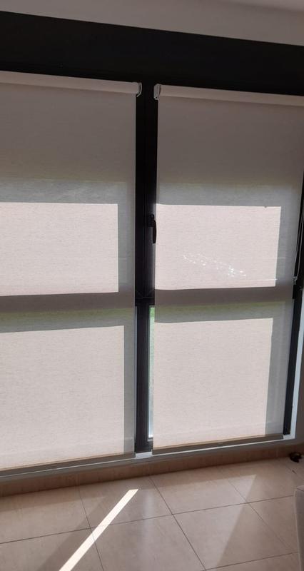 Estor screen lino vision 402  Estor beige a medida, crema, crudo