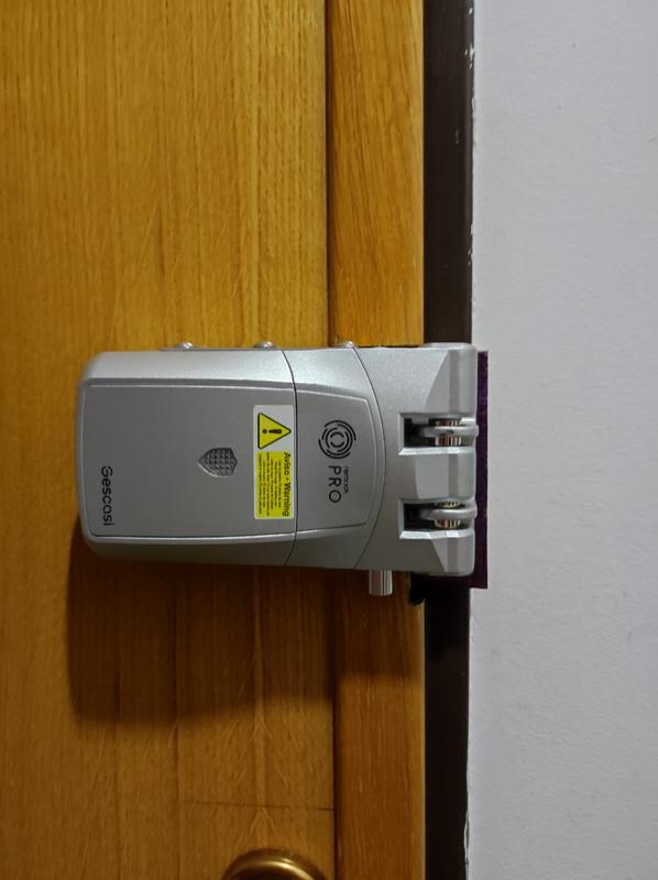 Cerradura eléctrica REMOCK LOCKEY RLP PRO dorado con mando a distancia