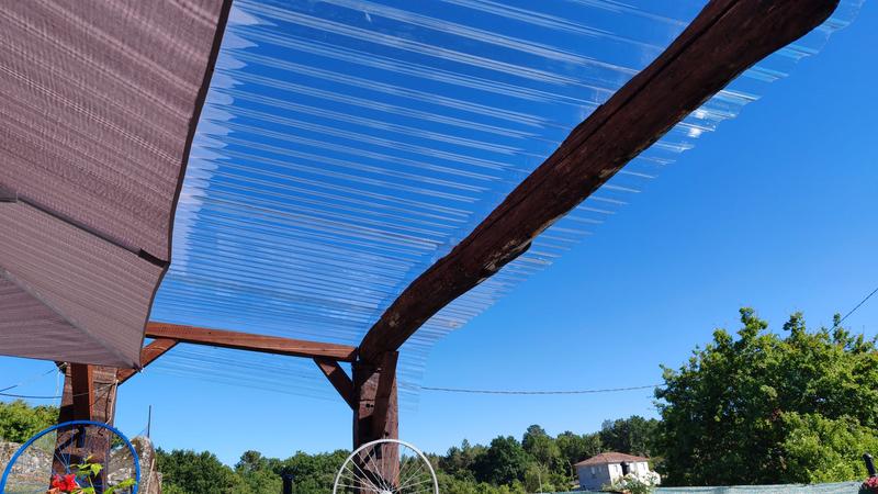 5 Planchas De Policarbonato Corrugado SuperDur - 1265x1000 Mm, Transparente, Con Protección UV, Para Techos Y Cubiertas