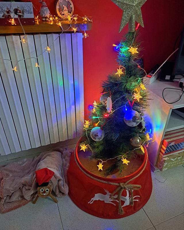 Mini árbol de Navidad Vancouver yute 90 cm | Leroy Merlin