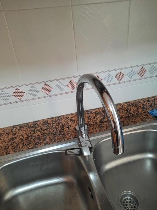 GROHE Start Flow- Grifo cocina (caño alto extraíble, forma C, giro 360°,  instalación QuickFix, limitador caudal ecológico), cromo, 305690000 :  : Bricolaje y herramientas